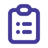 Small purple clipboard icon